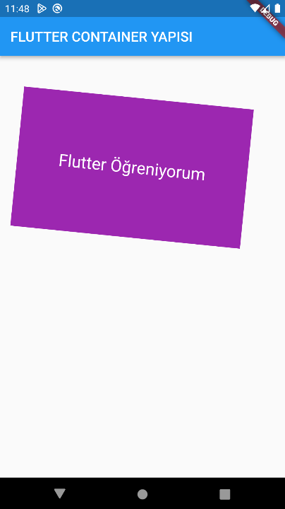 Flutter Container transform