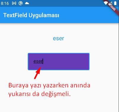 TextField Uygulama