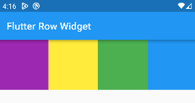 Flutter Row Widget Nedir?
