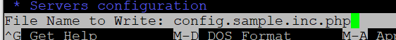phpmyadmin config.sample.inc.php